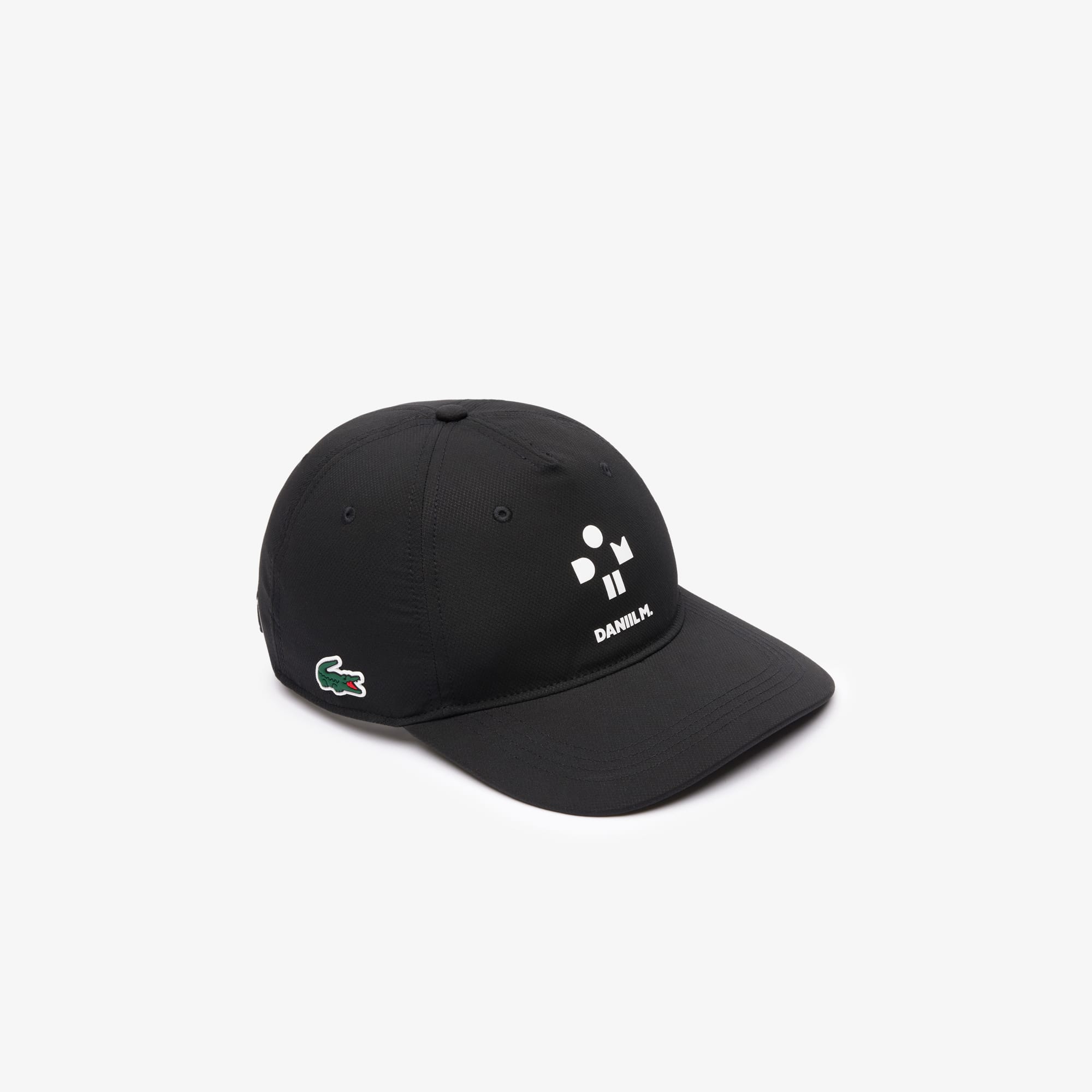 Lacoste Mens Accessories Tennis x Daniil Medvedev Cap in Black - One Size