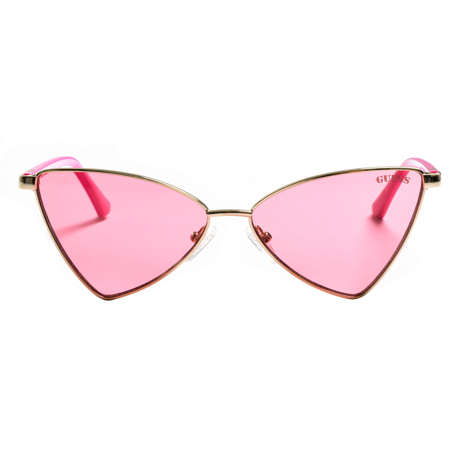 Guess Womenss metal sunglasses with triangular shape GU8286 - Pink - One Size