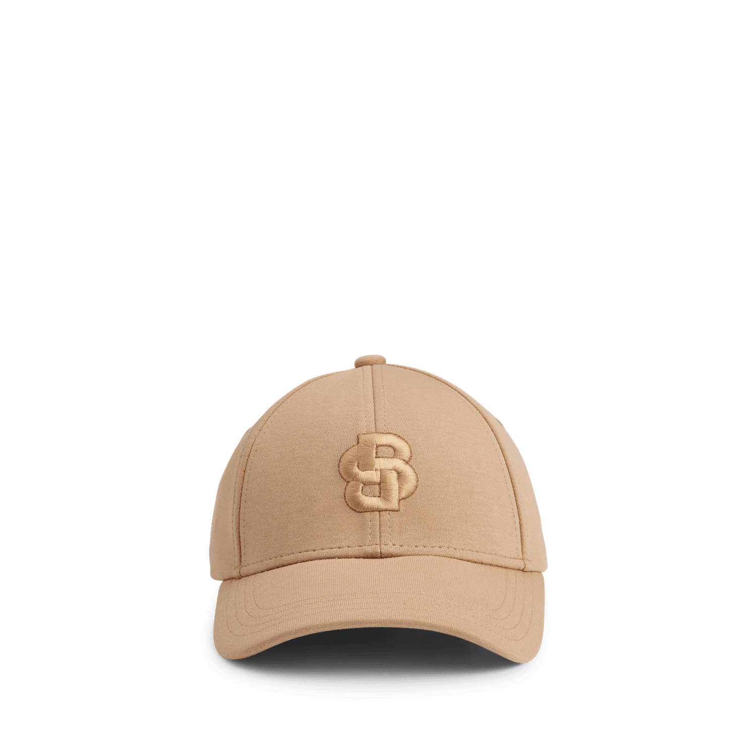 Boss Womens Accessories Iconic Cotton-Blend Cap in Beige - One Size