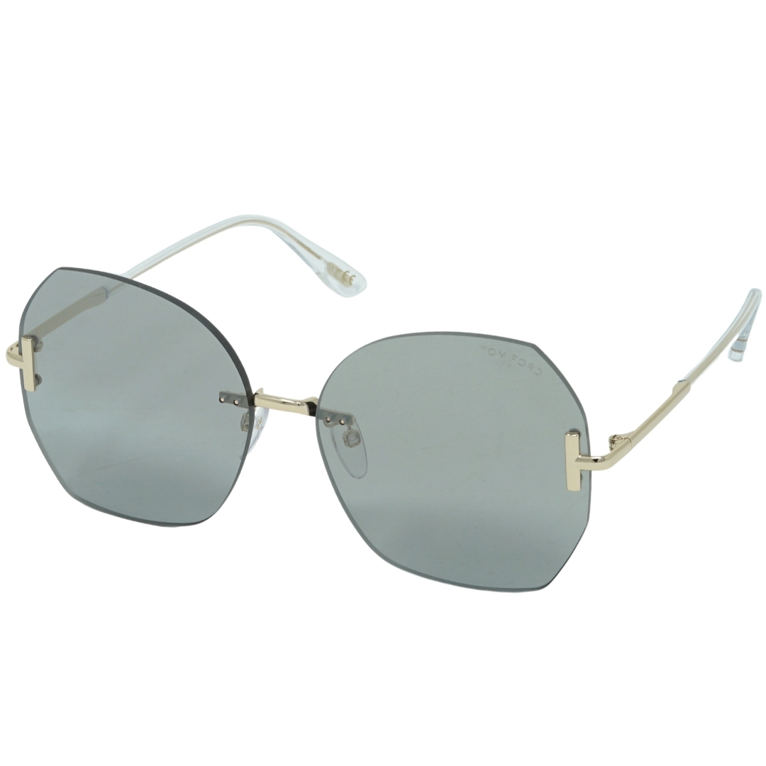 Tom Ford Womens FT0810-K 32C Asian Fit Sunglasses - Gold - One Size