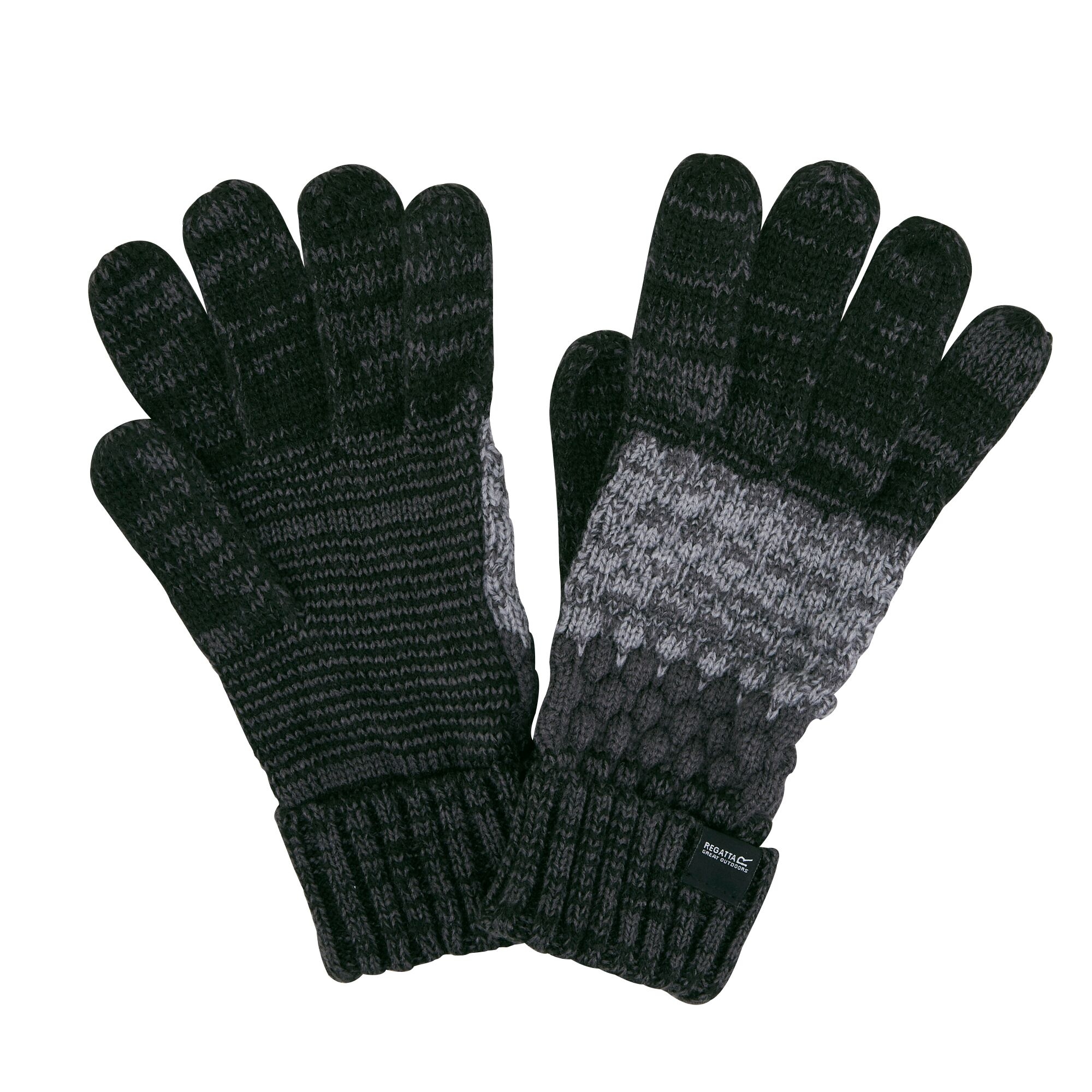 Regatta Womens/Ladies Frosty VII Winter Gloves (Storm Grey/Black) - Size L/XL