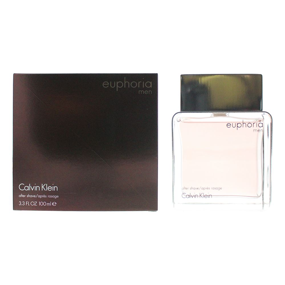 Calvin Klein Mens Euphoria Men After Shave 100ml Splash - Black - One Size