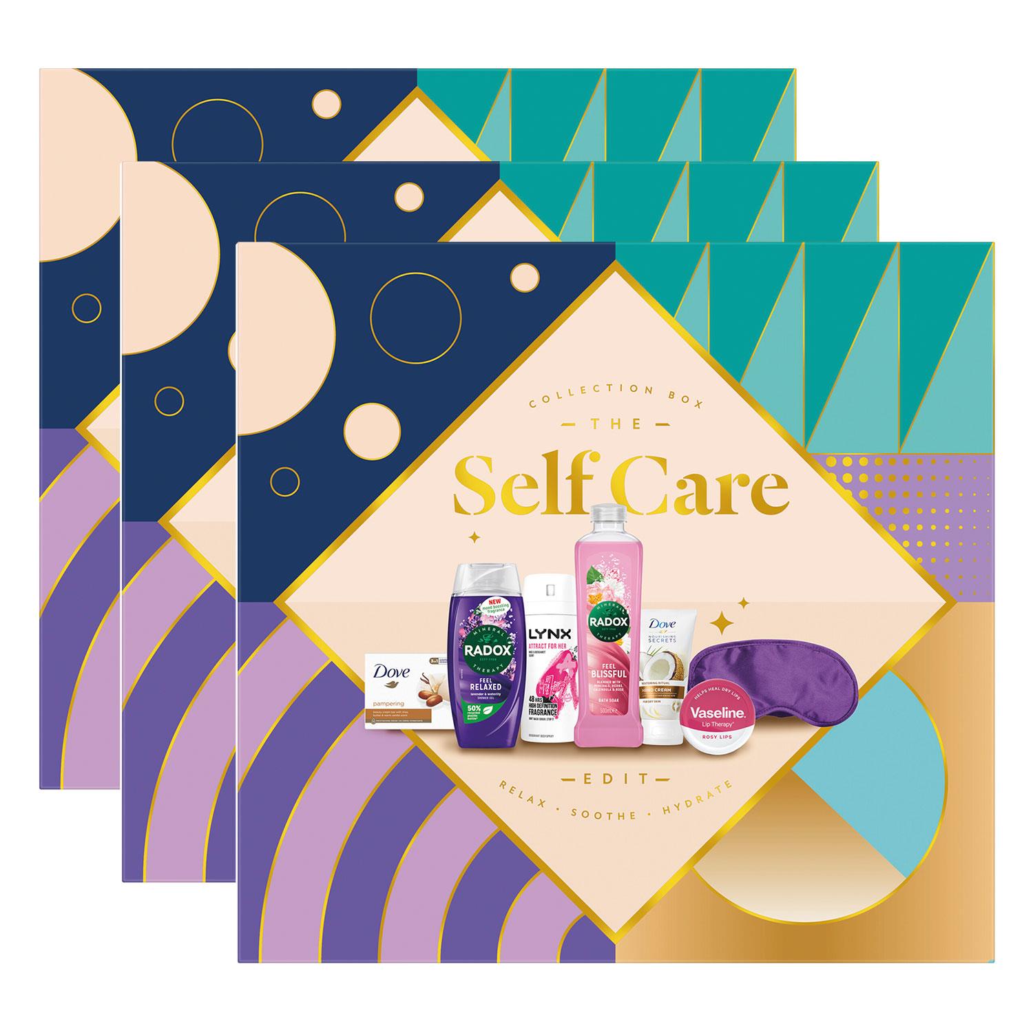 Dove Womens The SelfCare Box MultiBranded GiftSet for Her w/ EyeMask,3pk - One Size