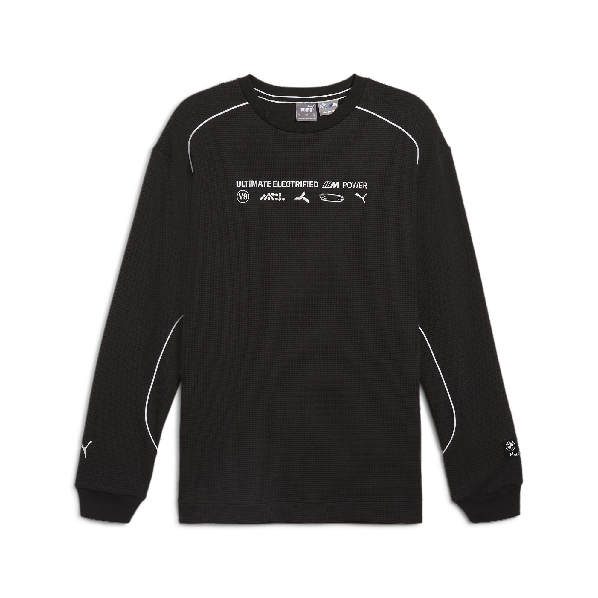 Puma Mens BMW M Motorsport Statet Long Sleeve T-shirt - Black - Size X-Large