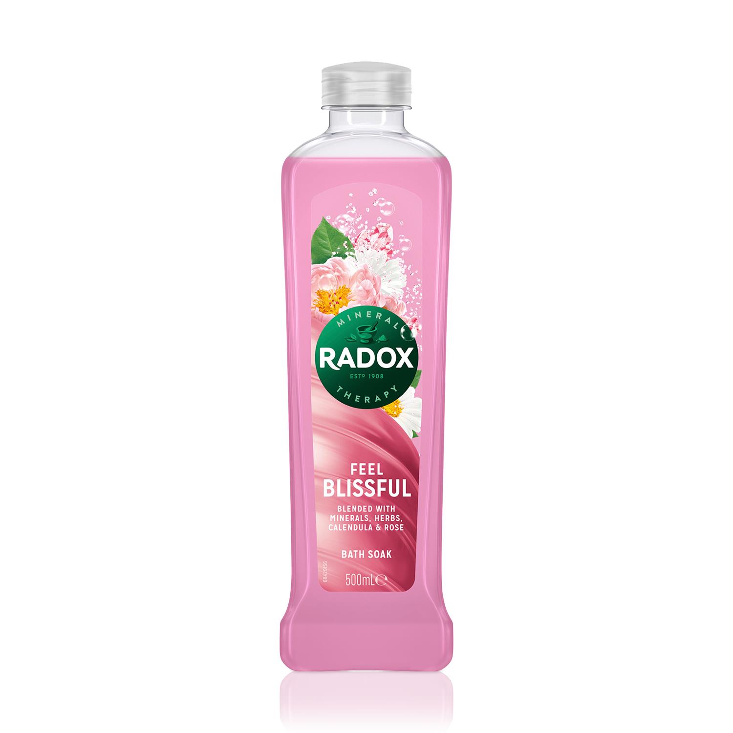 Radox Womens 100% Nature Inspired Fragrances Bath Soak Feel Blissful, 500ml - Apple - One Size