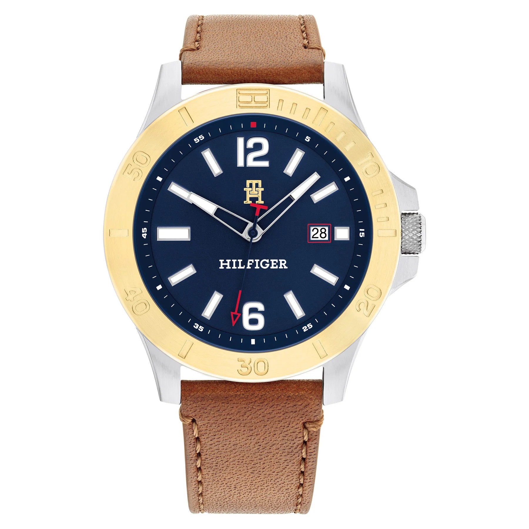 Tommy Hilfiger Ryan Mens Brown Watch 1710529 Leather (archived) - One Size