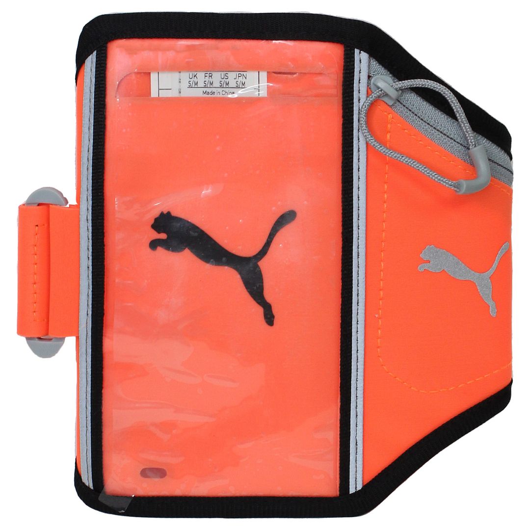 Puma iPhone 6 Bright Orange Phone Pocket Arm Case - Size Small/Medium