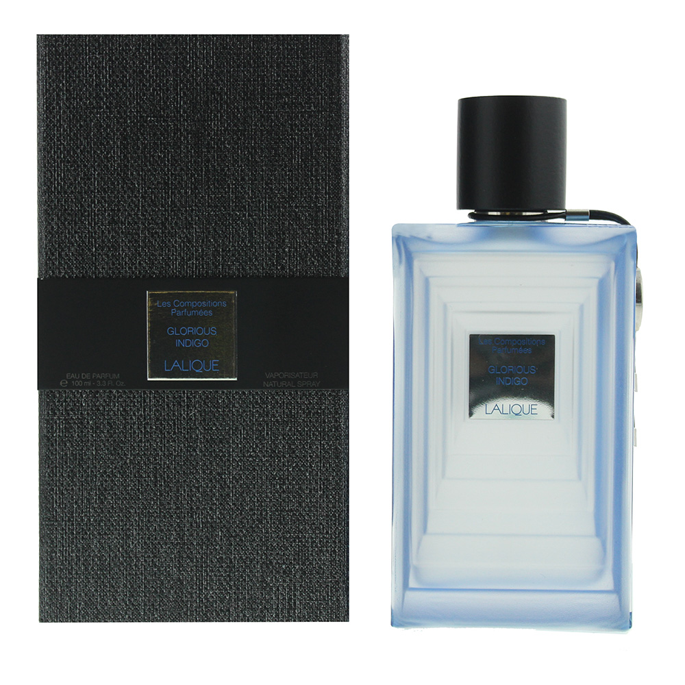 Lalique Unisex Les Compositions Parfumees Glorious Indigo Eau de Parfum 100ml Spray - Black - One Size