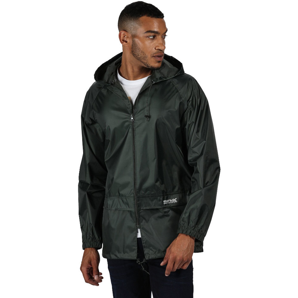 Regatta Mens Stormbreak Waterproof Durable Mid Length Jacket - Green - Size 2XL