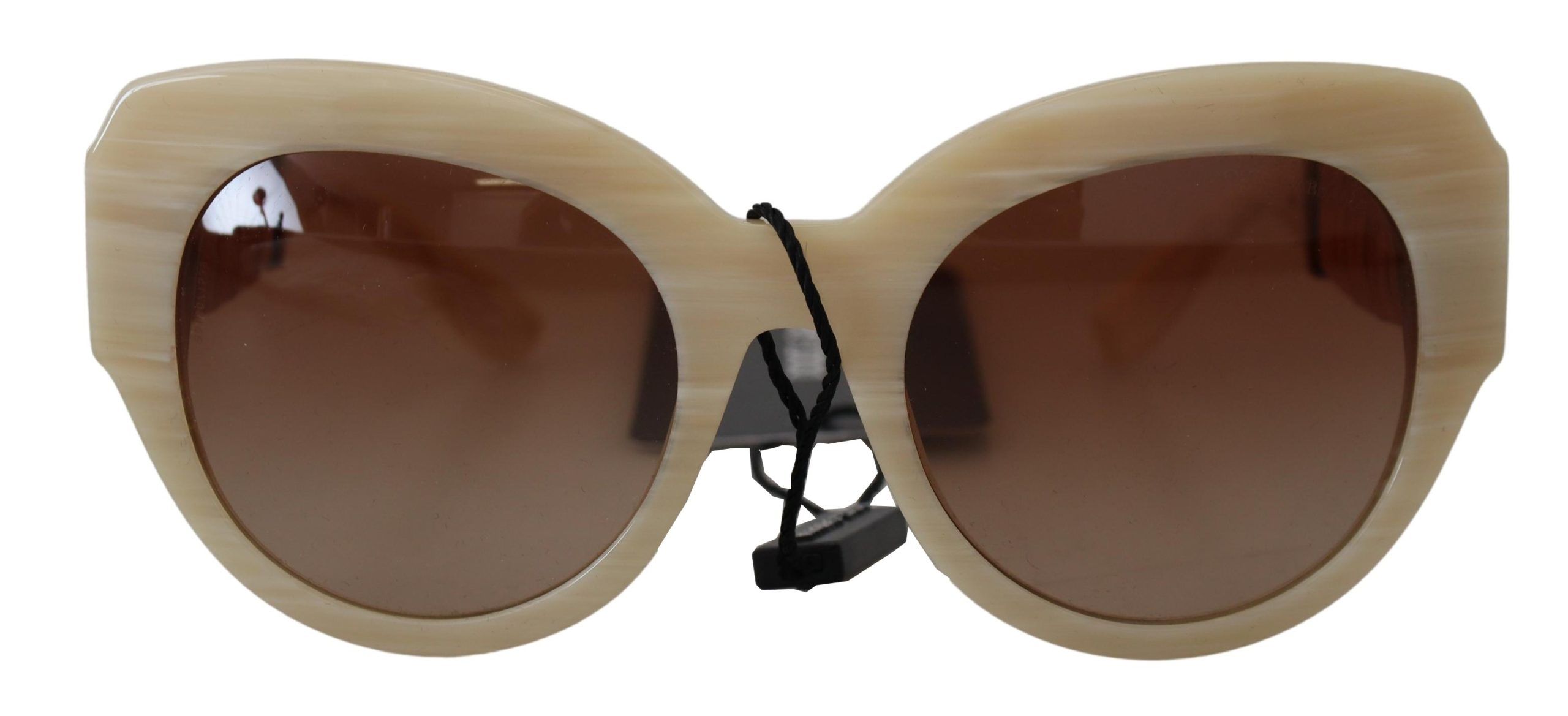 Dolce & Gabbana Womens Gorgeous Sunglasses with Brown Lenses - Beige - One Size