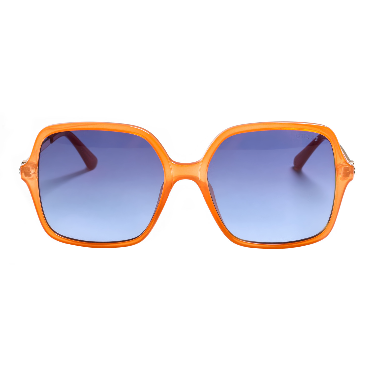 Guess Womenss acetate sunglasses with square shape GU7845 - Orange - One Size