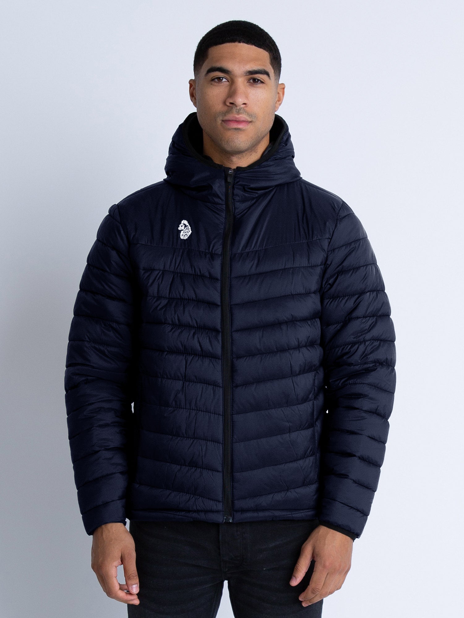 Luke 1977 Mens Team Padded Jacket in Dark Navy - Size 3XL