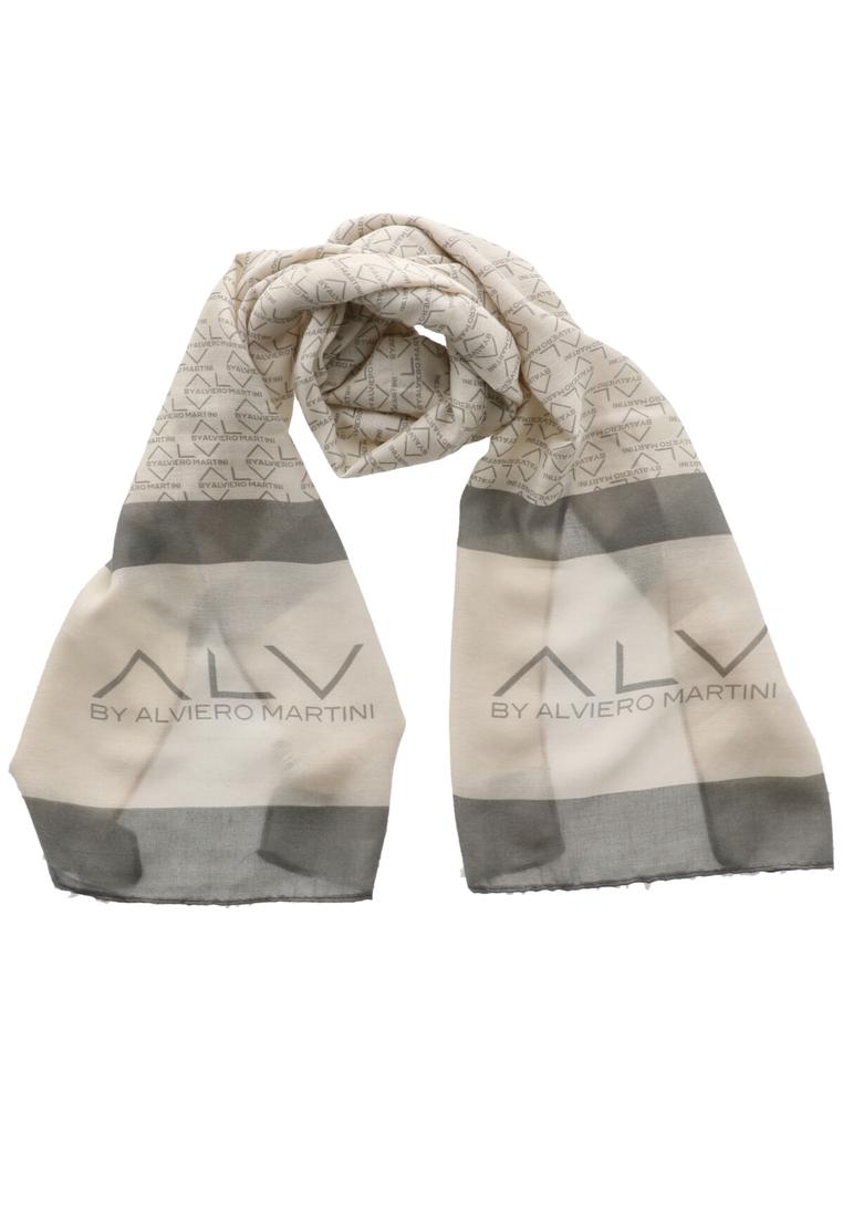 Alviero Martini 1A Classe WoMens Print Scarf in White - One Size