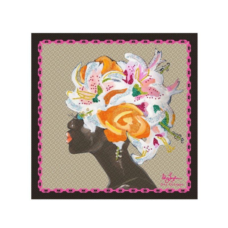 Dee Ocleppo Womens Dee X Ashley Longshore Italian Silk Scarf - Multicolour - One Size