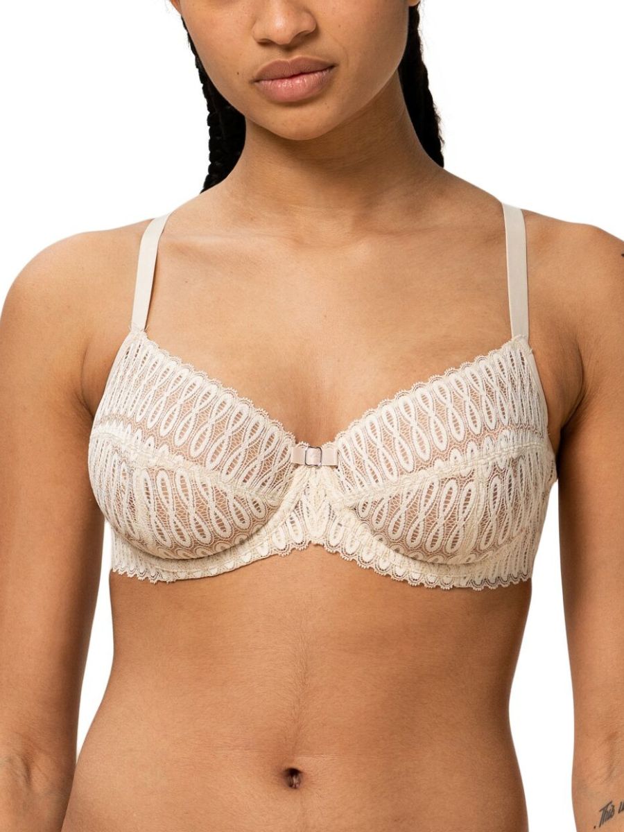 Triumph Womens Aura Spotlight Bra - Beige Polyamide - Size 36G