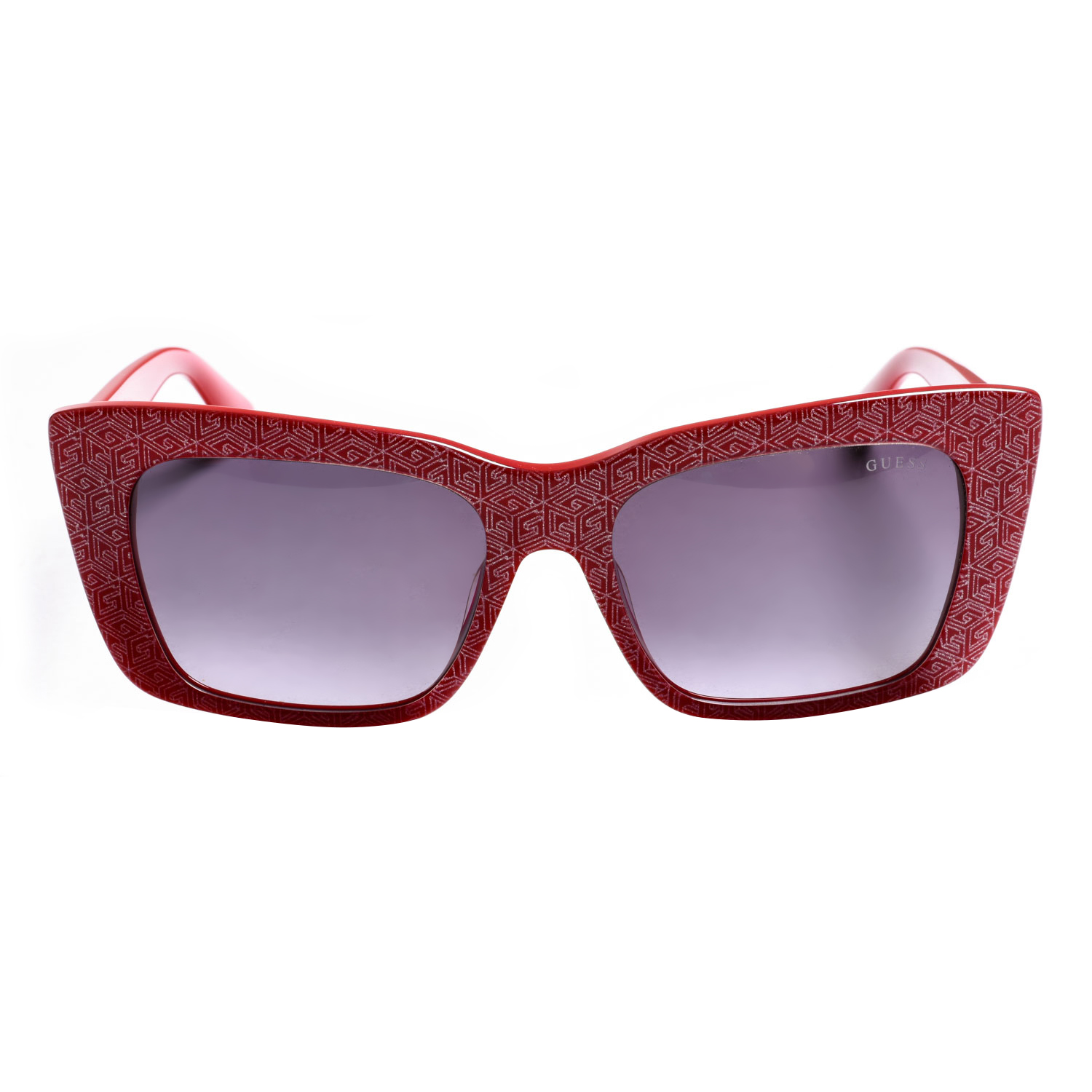 Guess Womenss acetate sunglasses with rectangular shape GU7890 - Red - One Size