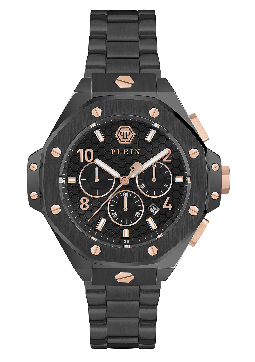 Philipp Plein Chrono Royal Mens Black Watch PWPRA0424 Stainless Steel (archived) - One Size