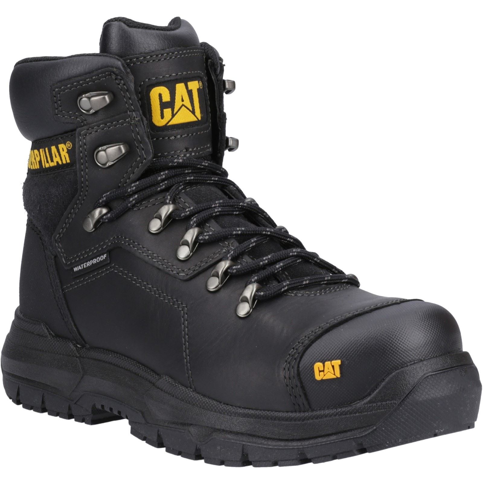 Caterpillar Unisex Diagnostic 2.0 Leather Black Safety Boots material_leather1 - Size UK 10