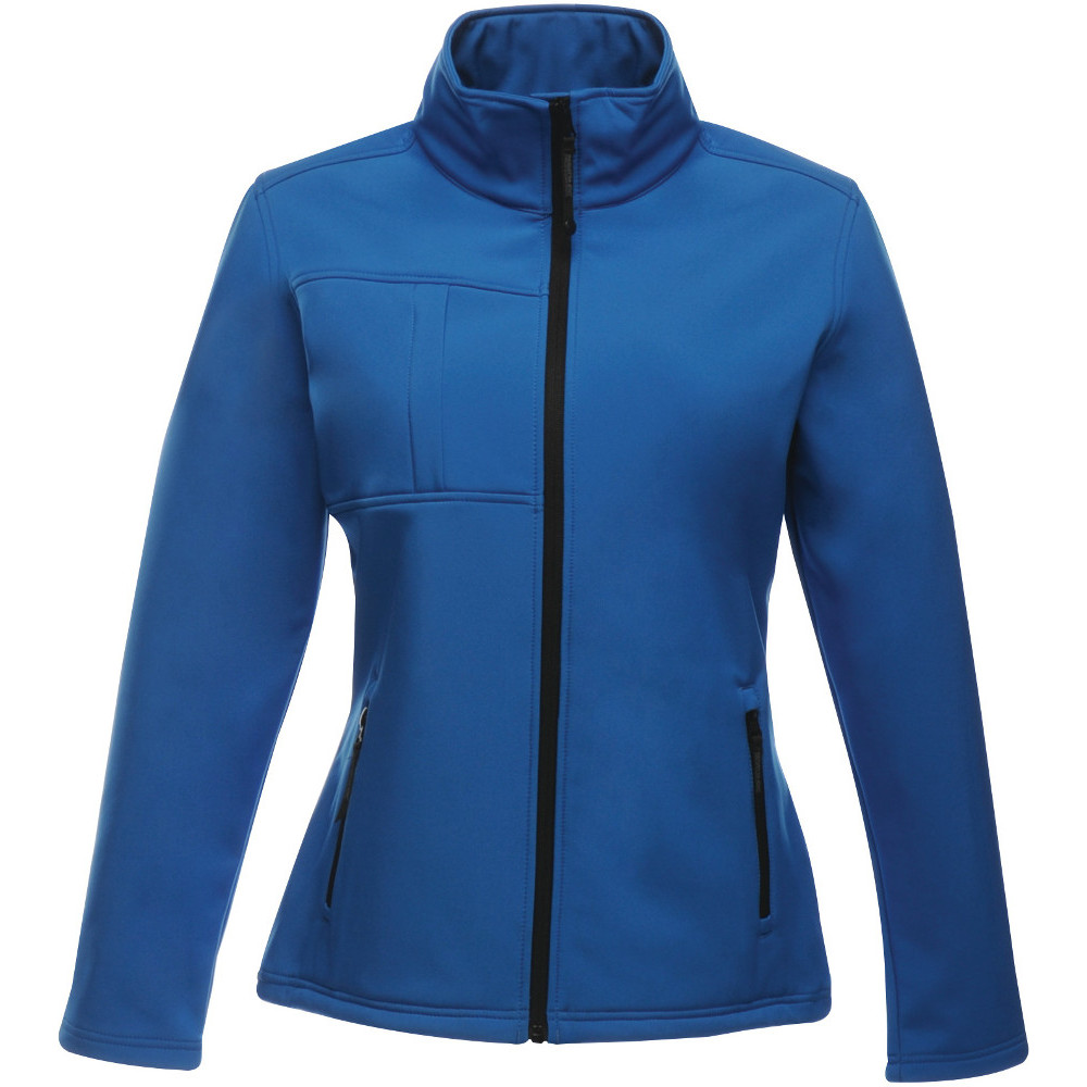 Regatta Professional Womens Ladies Octagon II 3 Layer Softshell Jacket - Blue - Size 16 UK