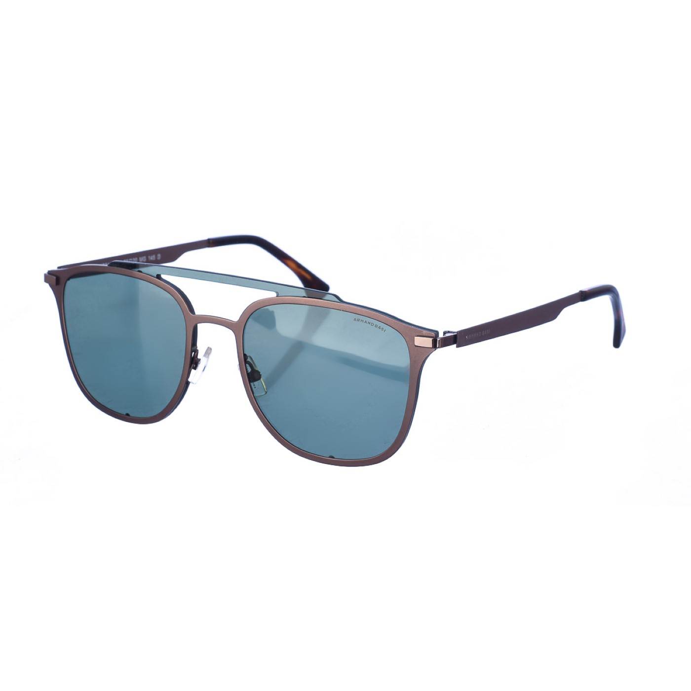 Armand Basi AB12316 Unisex Rectangular Shaped Sunglasses - Blue Metal - One Size