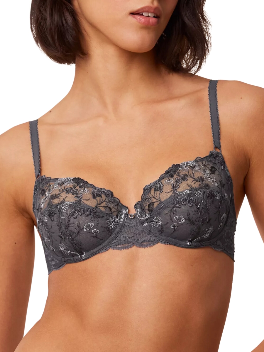 Triumph Womens Sensual Spotlight Balcony Bra - Grey Polyamide - Size 34D