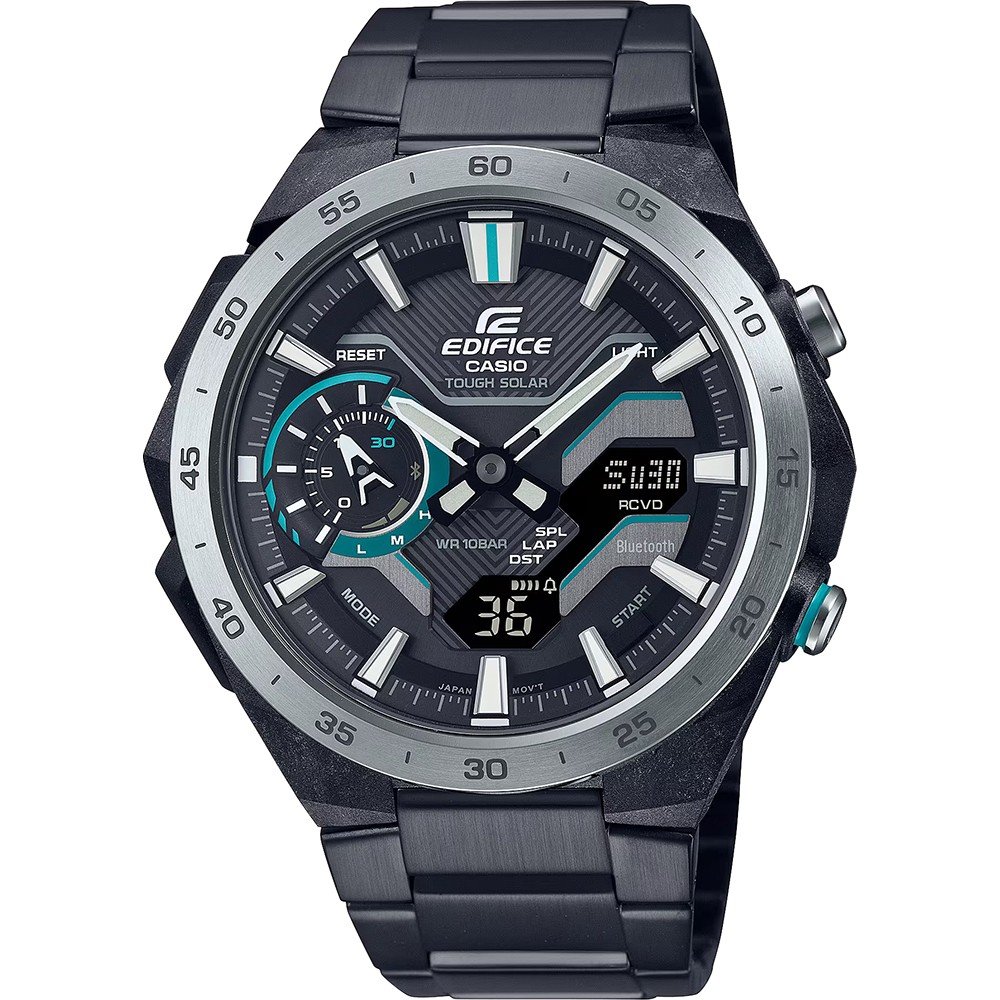 Casio Edifice Mens Black Watch ECB-2200DD-1AEF Stainless Steel (archived) - One Size