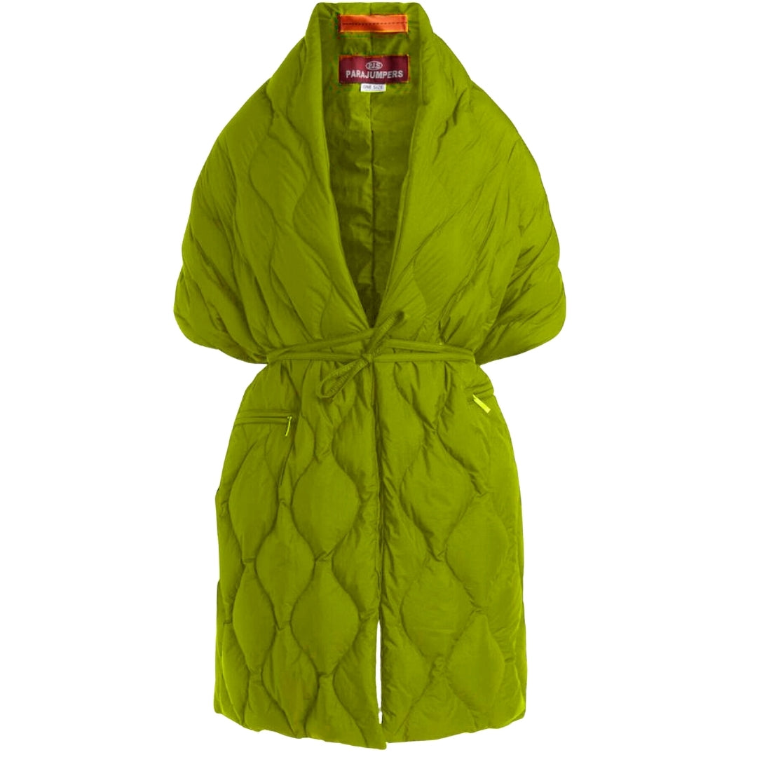 Parajumpers Womens Lime Green Theia Puffer Scarf Polyamide - One Size