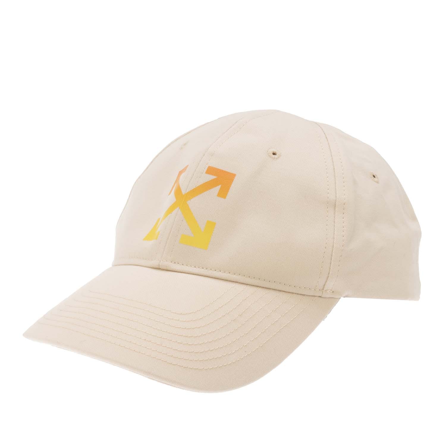 Off-White Unisex Accessories Off White Gradient Baseball Cap in Off Cotton - One Size