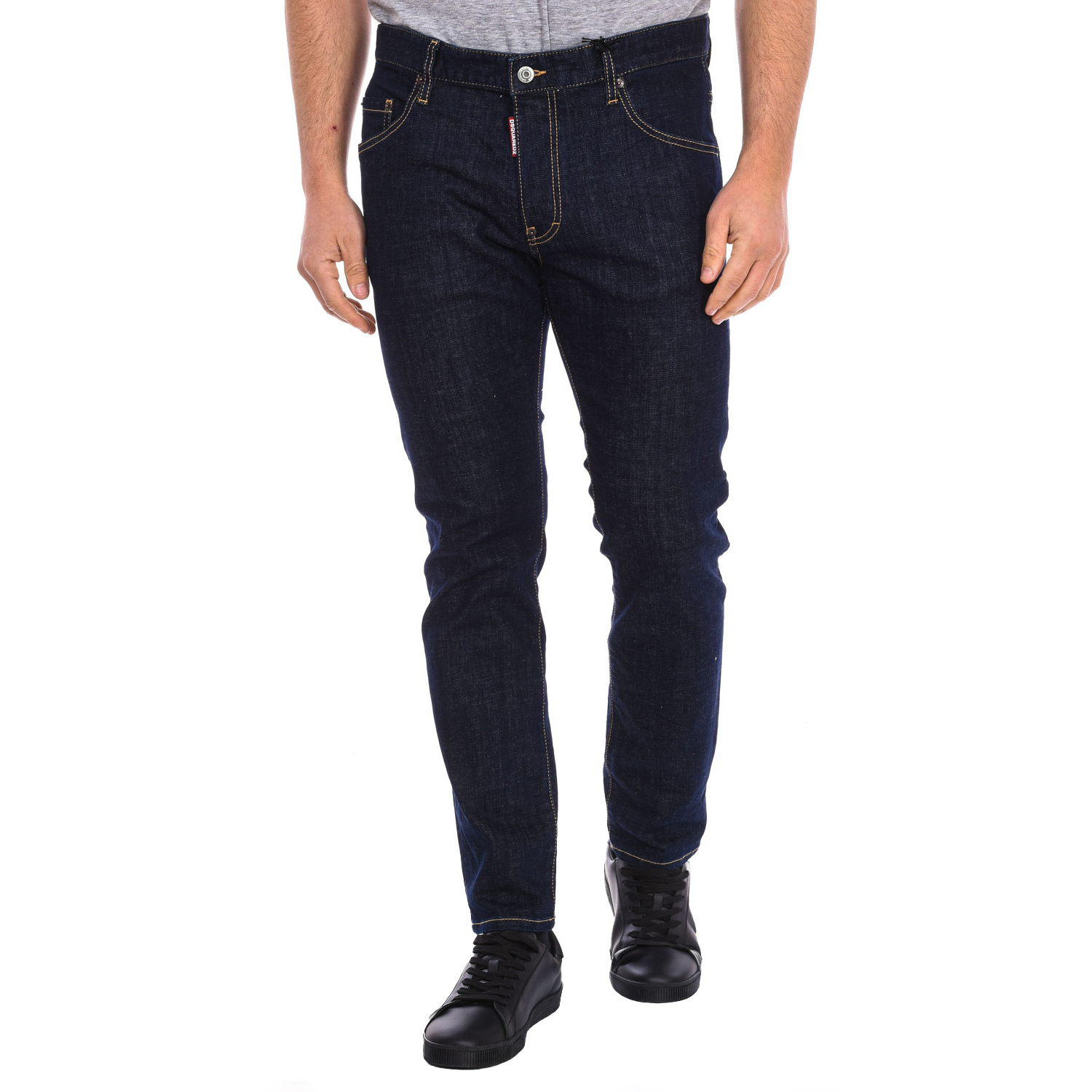 Dsquared2 Mens Long pants S71LB1343-S30664 man - Blue - Size 52 (Waist)