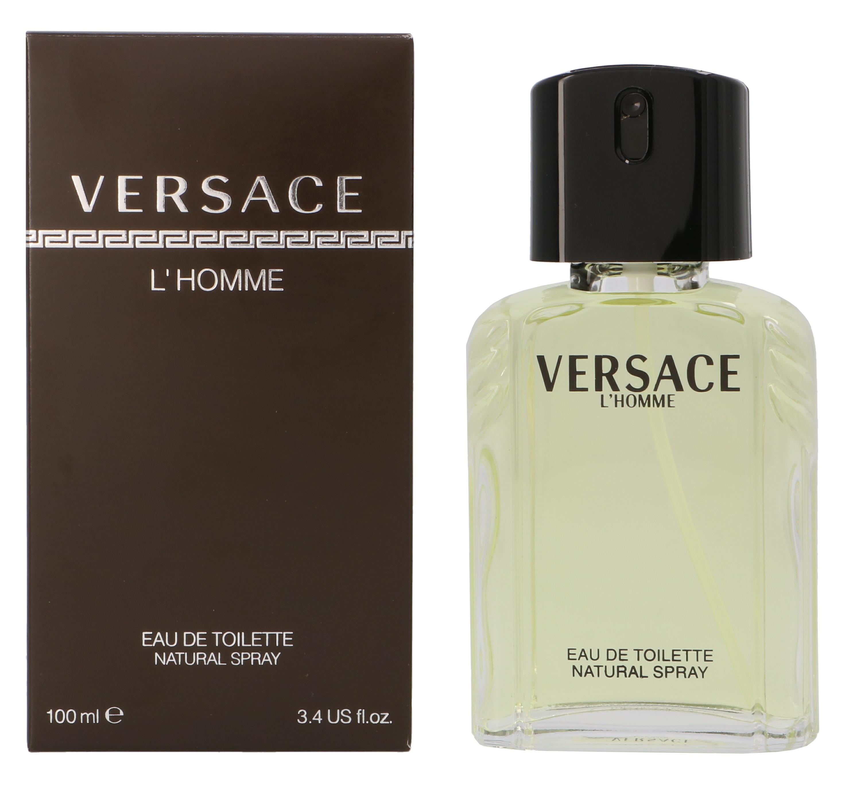 Versace Mens L'Homme Eau de Toilette 100ml Spray For Him - NA - Size 100 ml