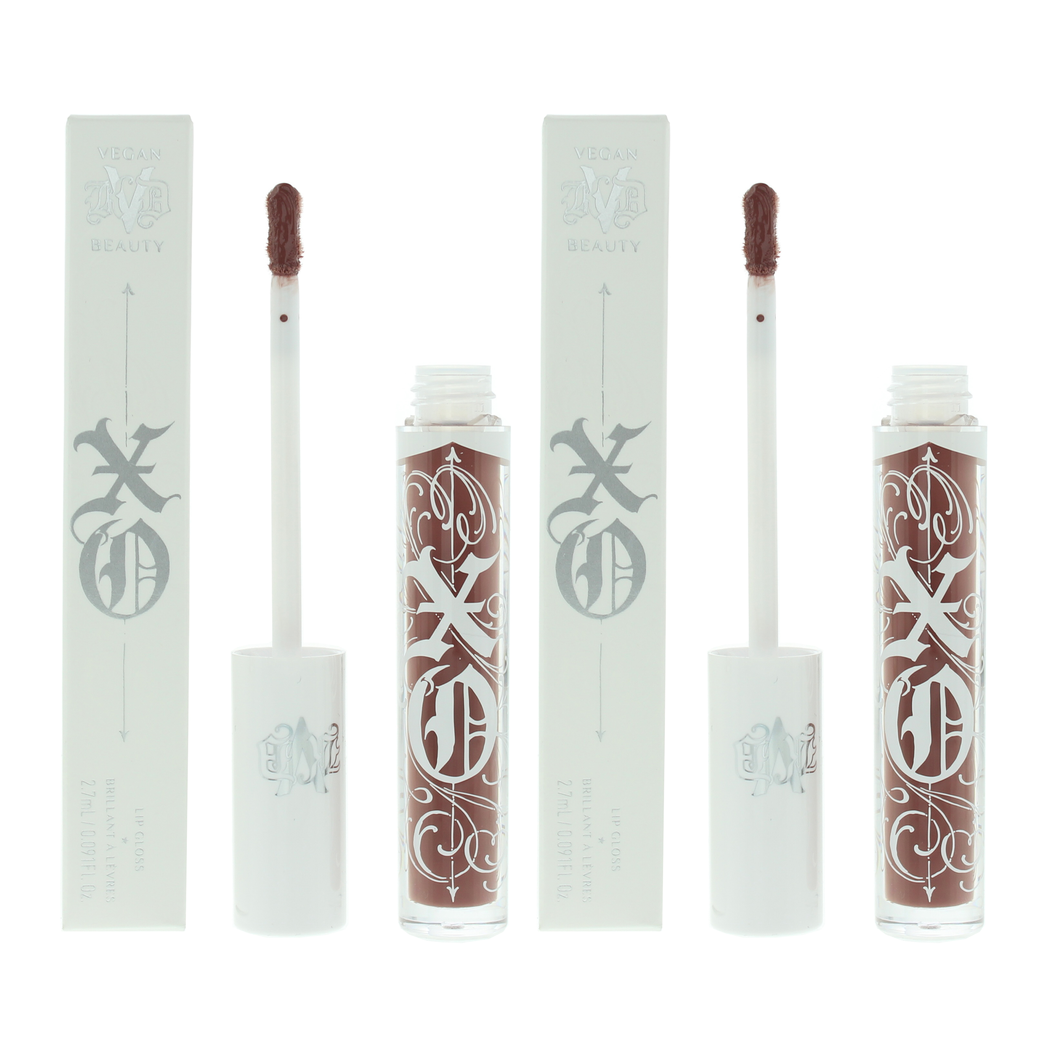 KVD Womens xo Lip Gloss 2.7ml - Lolita Flora 20 x 2 - NA - One Size