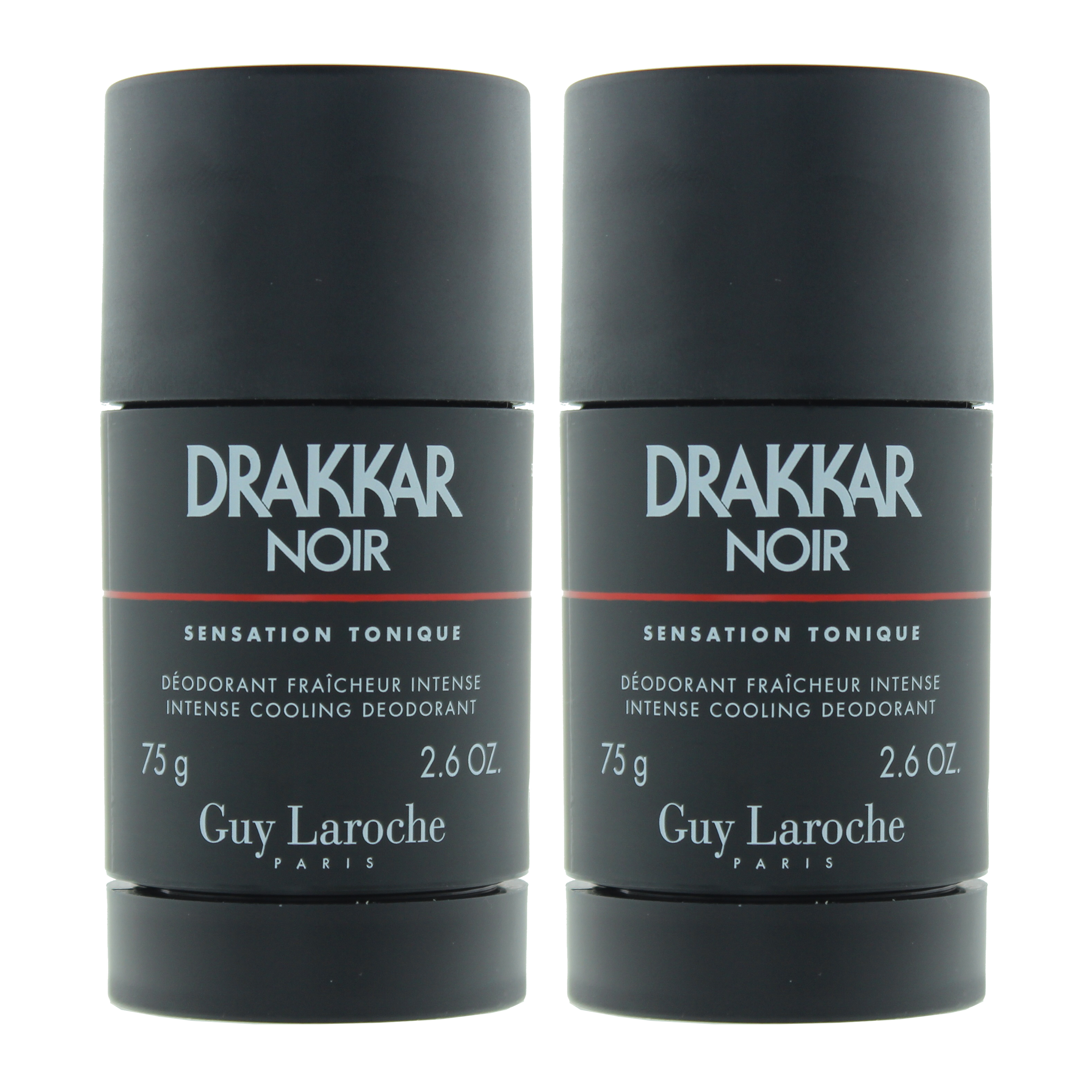 Guy Laroche Mens Drakkar Noir Deodorant Stick 75g X 2 - NA - One Size