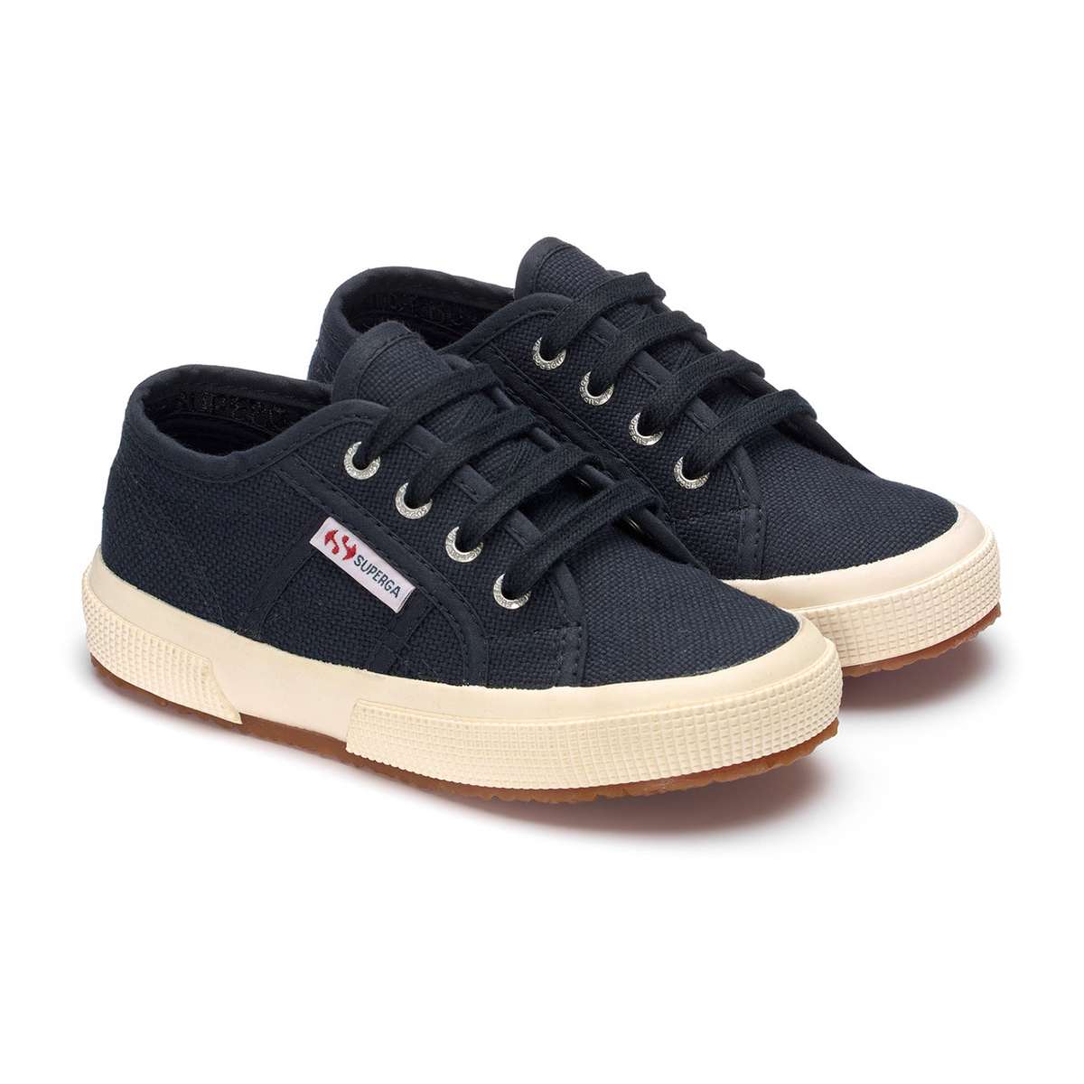 Superga Childrens Unisex Childrens/Kids 2750 Jcot Leather Trainers (Navy) - Size UK 1 Infant