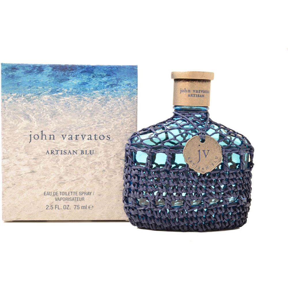 John Varvatos Mens Artisan Blu Eau de Toilette 75ml Spray For Him - Orange - One Size