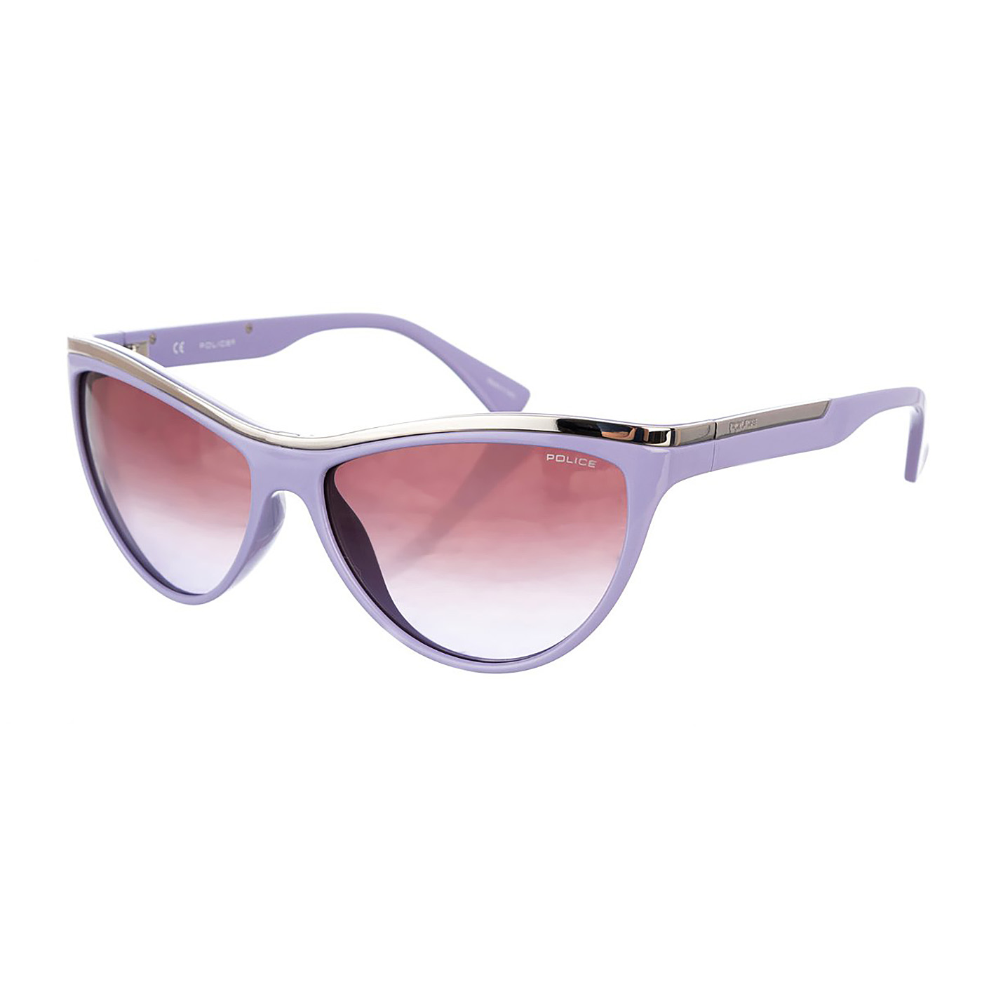 Police Womens Acetate sunglasses with oval shape S1808M women - Violet - One Size