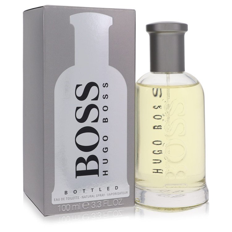 Hugo Boss Mens Bottled Eau de Toilette 100ml Spray - Grey - One Size