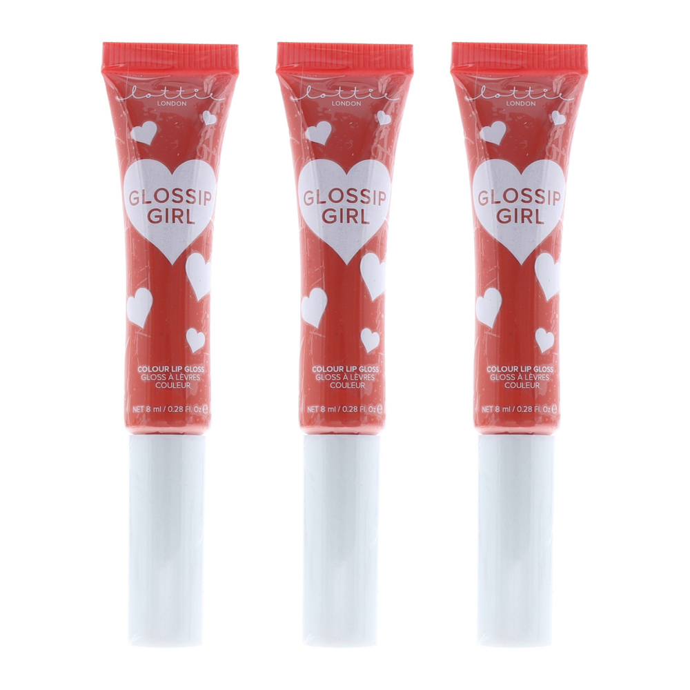 Lottie London Womens Glossip Girl Full Coverage Colour Gloss 8ml - Friyay x 3 - NA - One Size