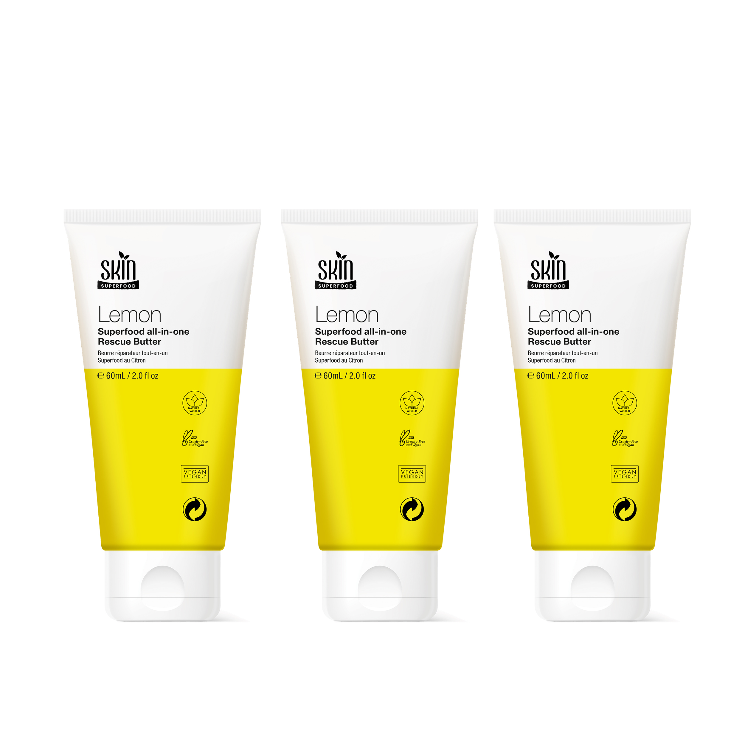 Skin Superfood Unisex Lemon Butter Trio Gift Set - NA - One Size