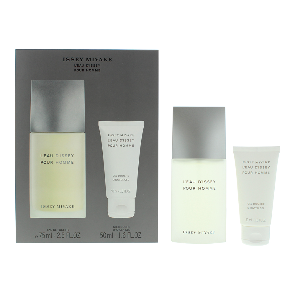 Issey Miyake Mens L'eau D'issey Pour Homme Eau de Toilette 75ml Gift Set - One Size