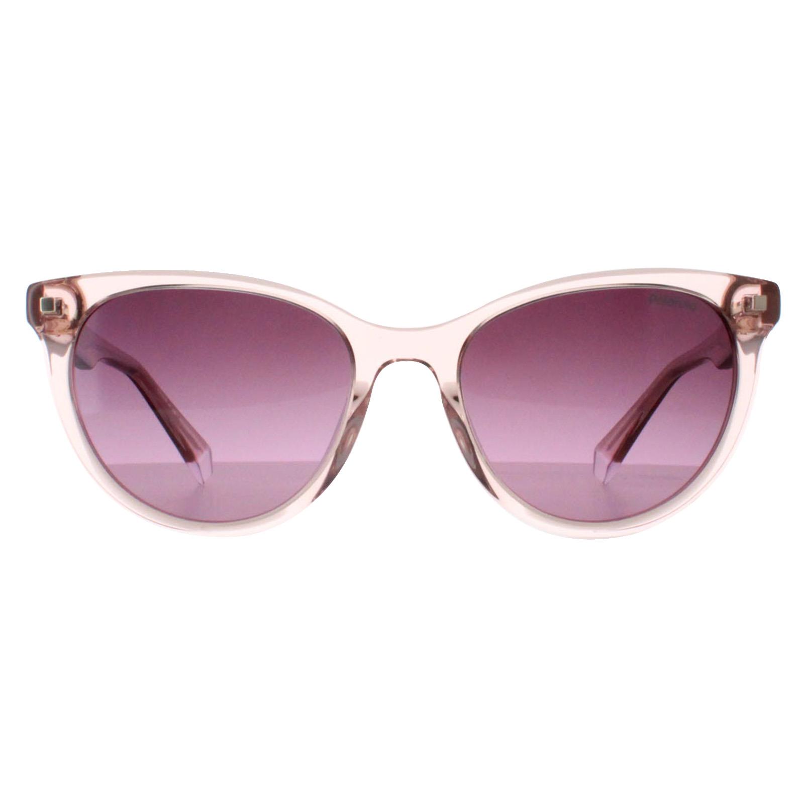 Polaroid Cat Eye Womens Pink Violet Gradient Polarized PLD 4111/S/X - One Size