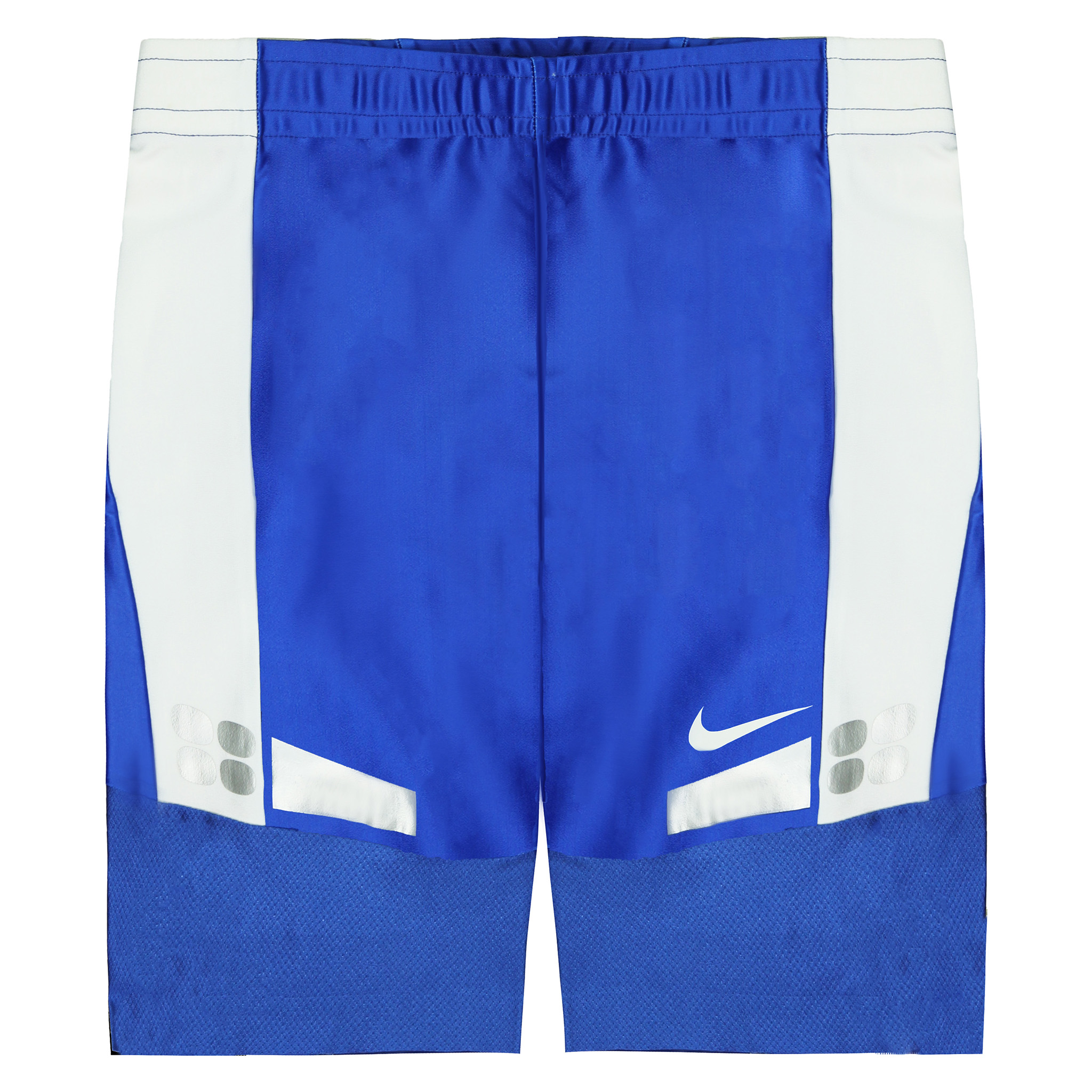 Nike Dri-Fit Stretch Waist Blue White Mens Running Shorts 713586 460 - Size Medium