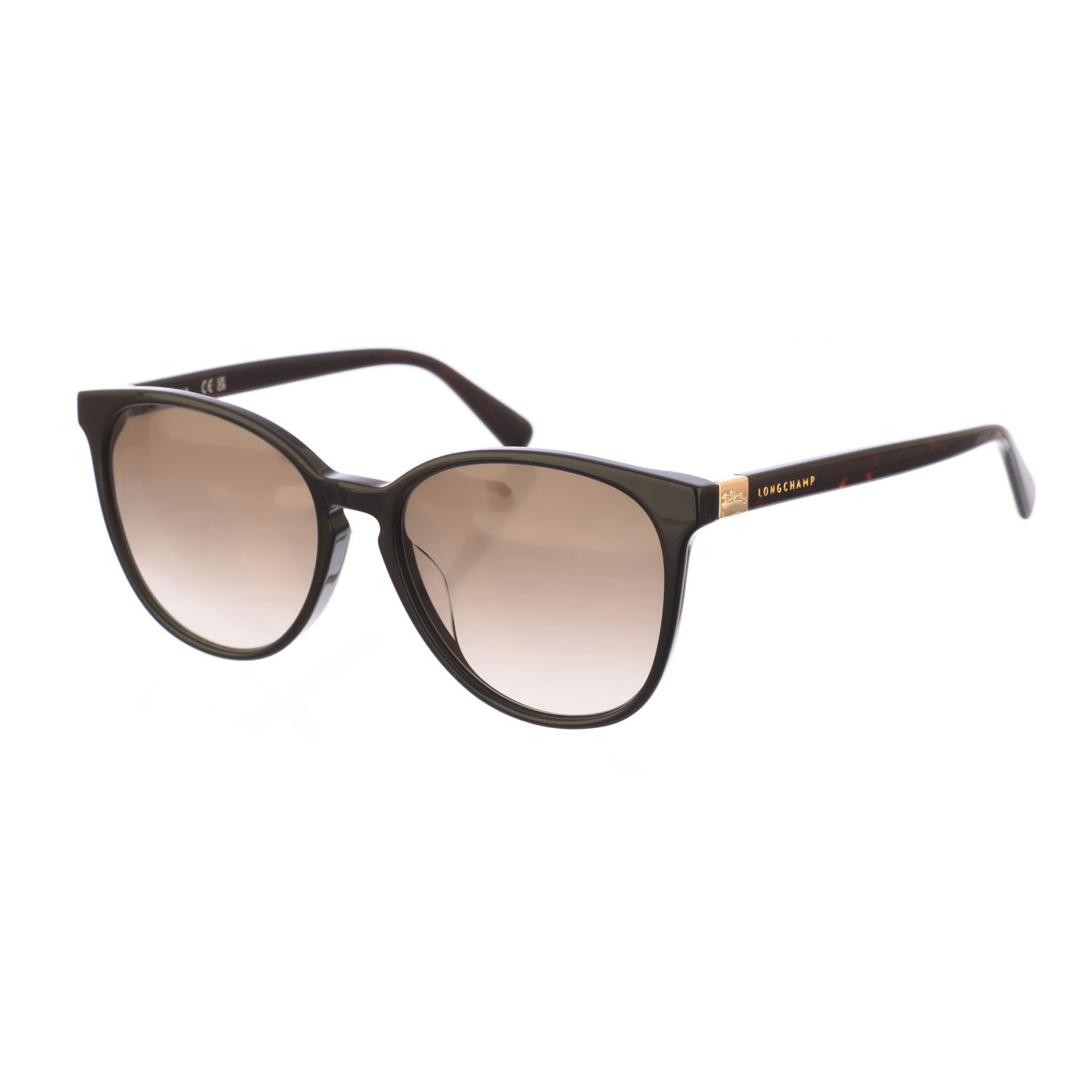 Longchamp LO647S WoMens oval shaped acetate sunglasses - Black - One Size