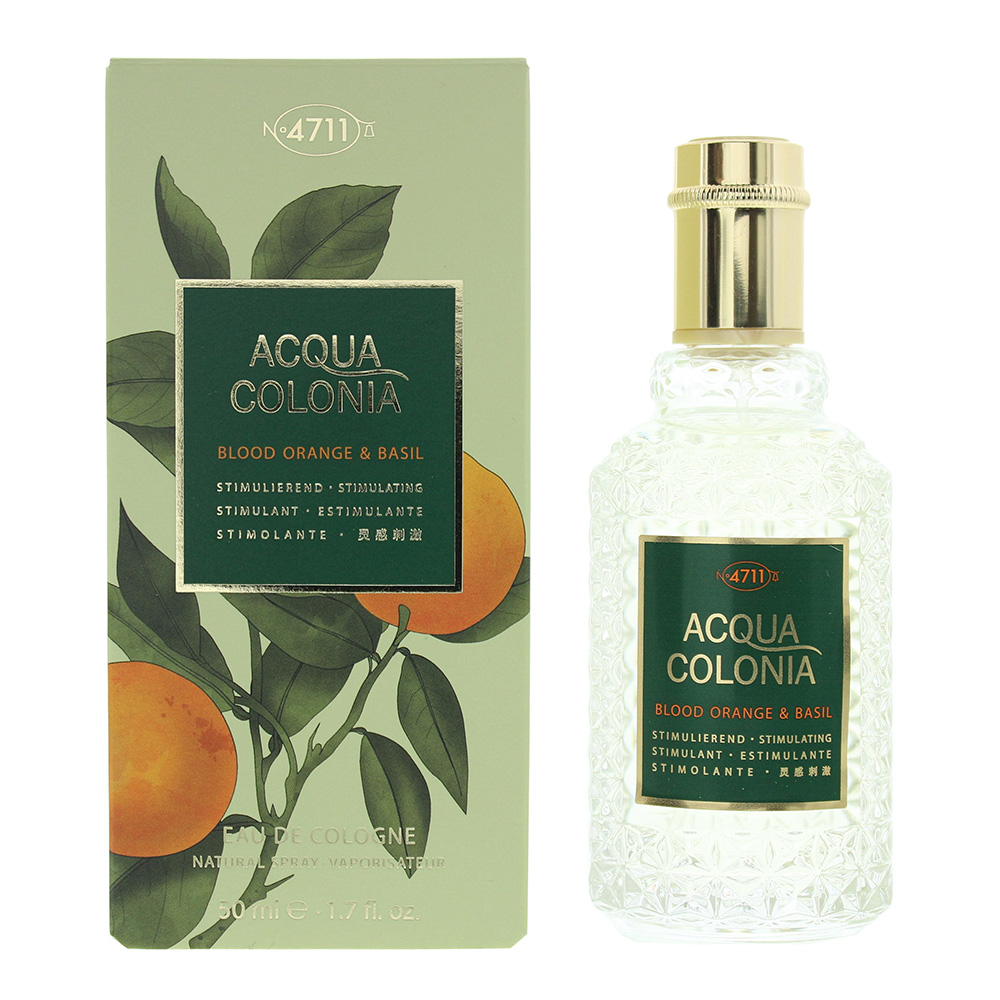 4711 Unisex Acqua Colonia Blood Orange & Basil Eau De Cologne 50ml - Grey - One Size