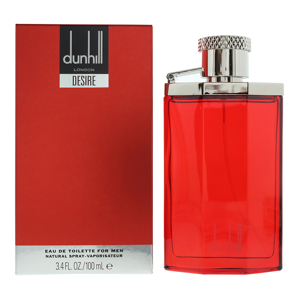 Dunhill Mens Desire Red Eau de Toilette 100ml Spray for Him - One Size