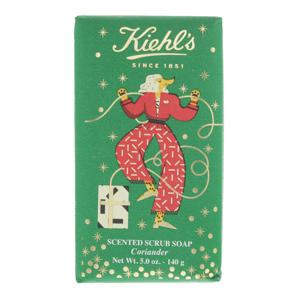 Kiehl's Womens Scented Scrub Bar Soap Coriander 140g - NA - One Size