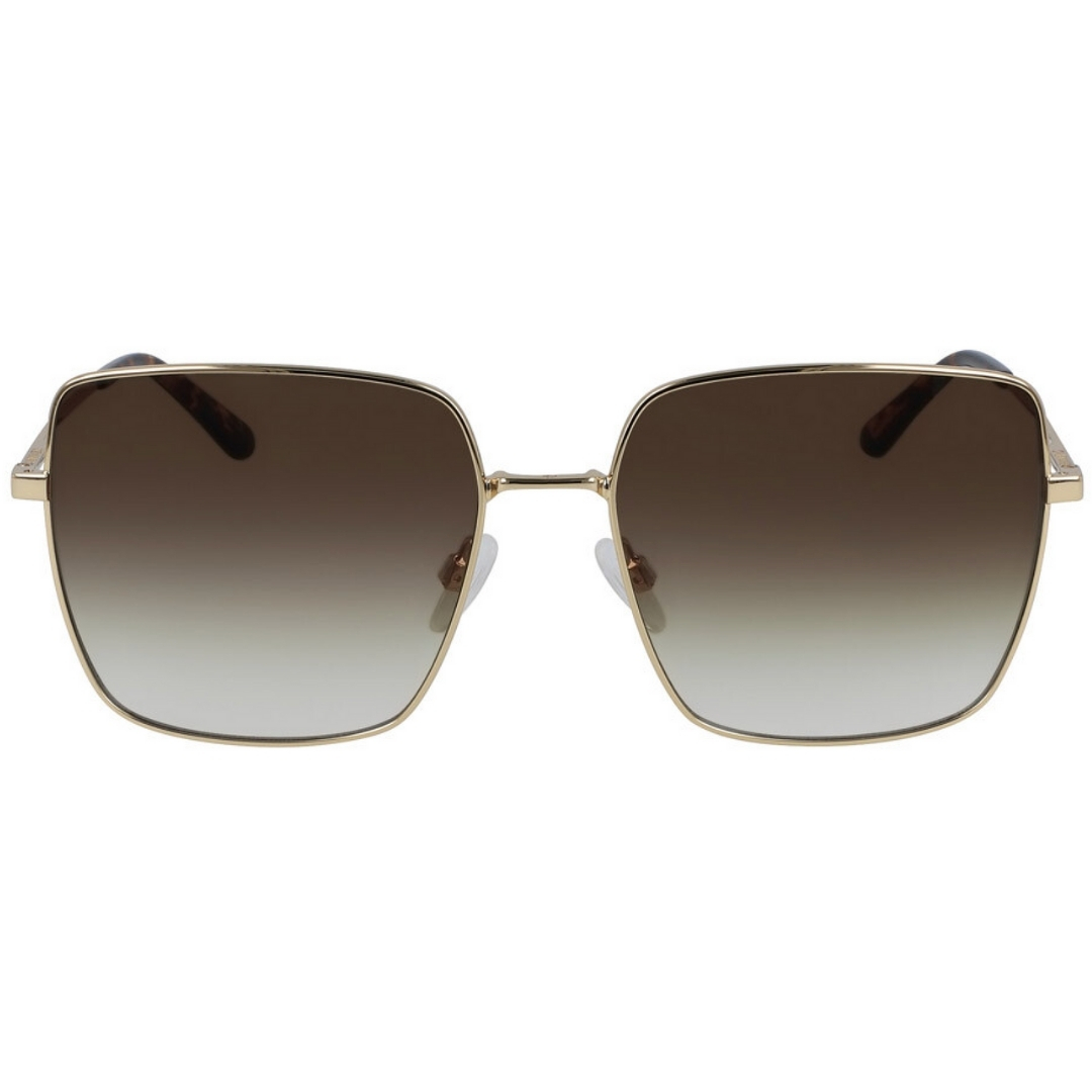 Calvin Klein Womens CK20135S 717 Gold Sunglasses Metal - One Size