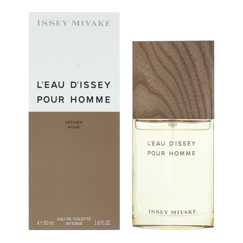 Issey Miyake Mens L'eau D'issey Pour Homme Vetiver Eau de Toilette 50ml Spray For Him - NA - One Size