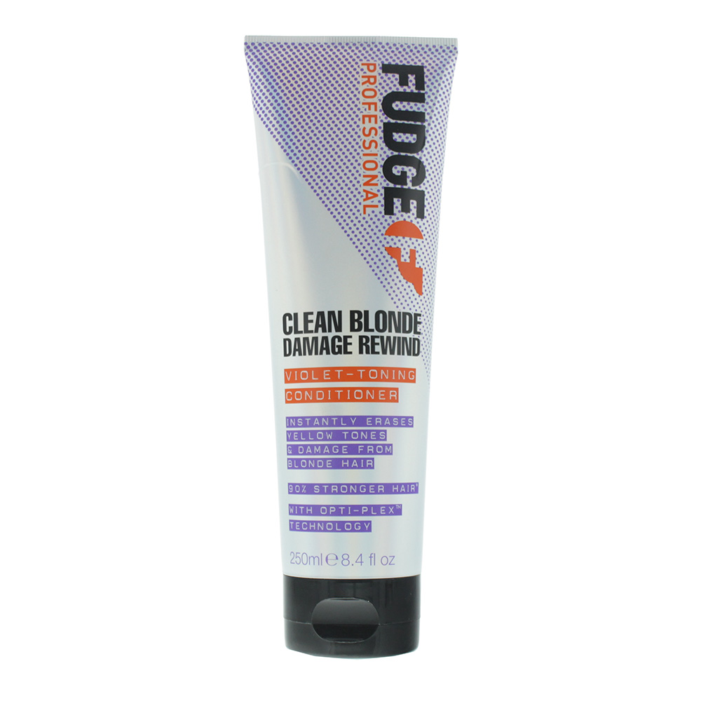 Fudge Unisex Professional Clean Blonde Damage Rewind Violet Toning Conditioner 250ml - One Size