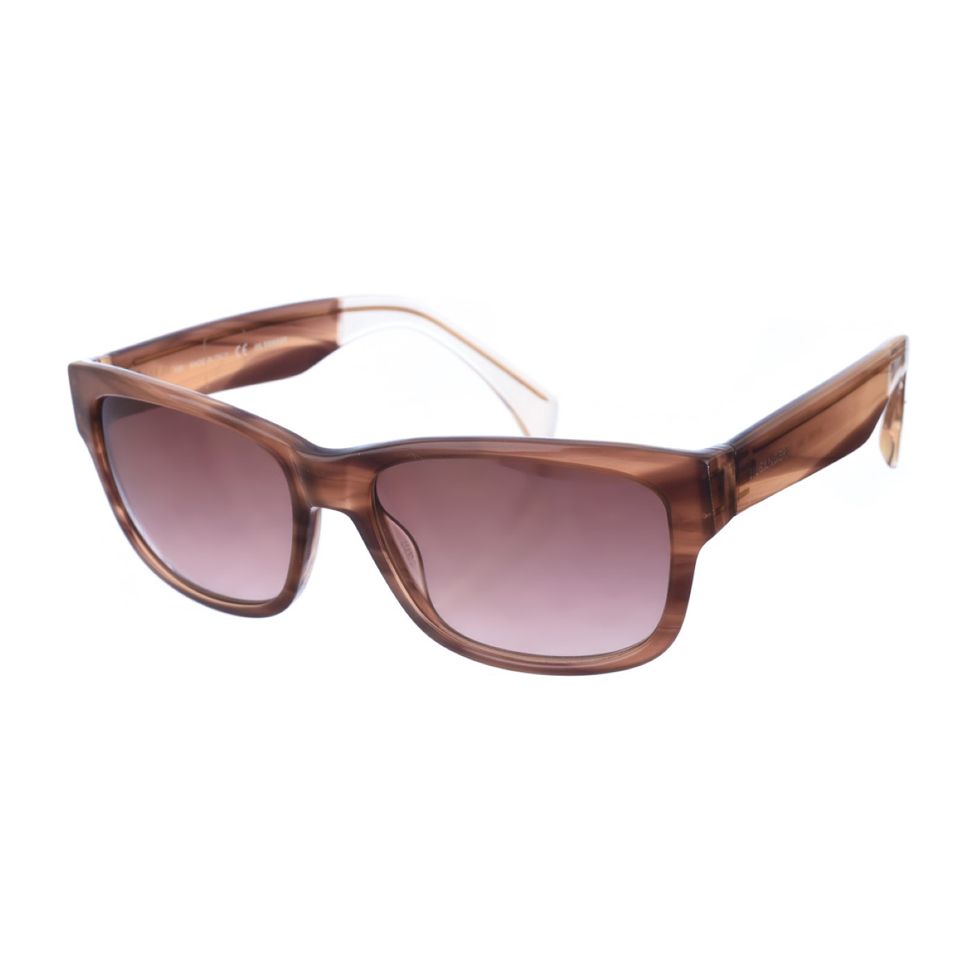 Jil Sander Womens Acetate sunglasses with oval shape JS724S women - Brown - One Size