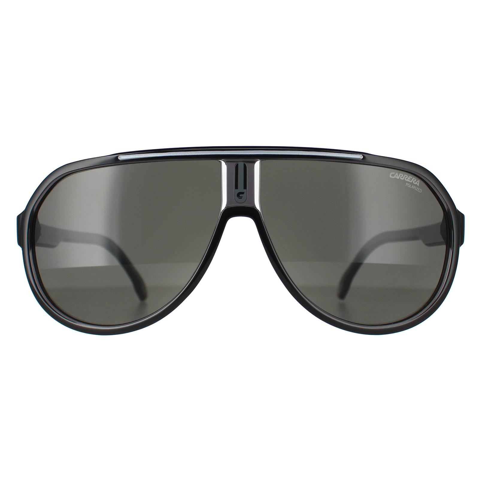 Carrera Aviator Mens Black Grey 1057/S - One Size